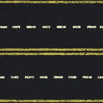 Road lines seamless pattern, vector, eps8 스톡 일러스트