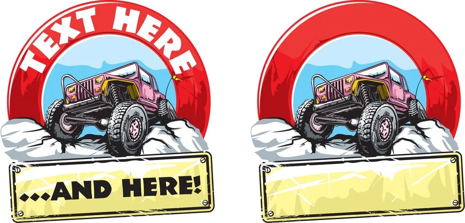 Off road logo Stock Illustration