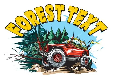 Off road logo Stock Illustration