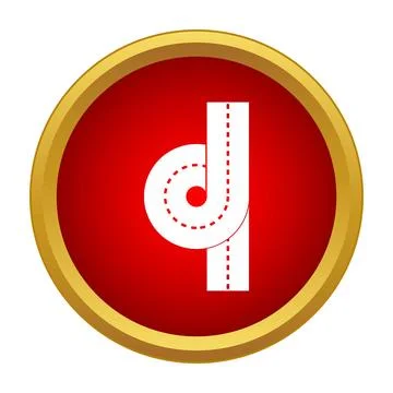Road loop icon symbolizing dead end or detour イラスト素材
