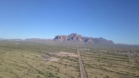 Road to lost Duchman Stock Footage 120372544