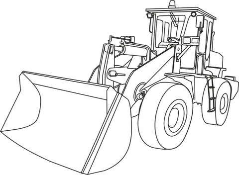 The road machine Stock Illustration