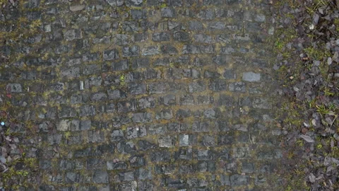 Road made of stone Stock Footage 142071616