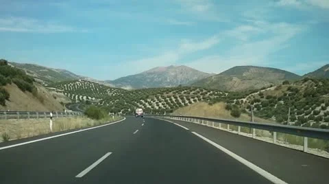 The road from Madrid to Granada 動画素材 22416134