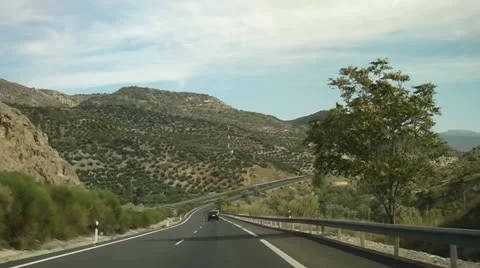 The road from Madrid to Granada 動画素材 22416464