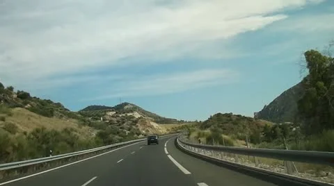 The road from Madrid to Granada 動画素材 22416482