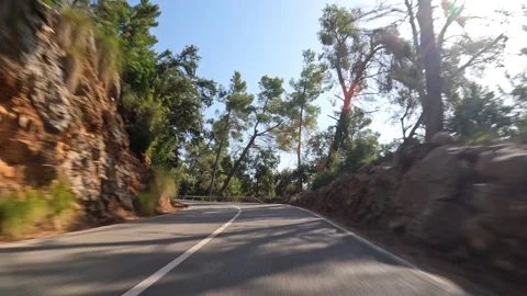 Road in Mallorca Stock Footage 321063719