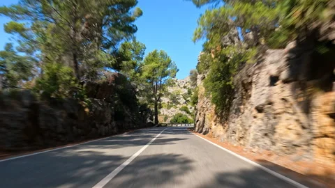 Road in Mallorca Stock Footage 321063809