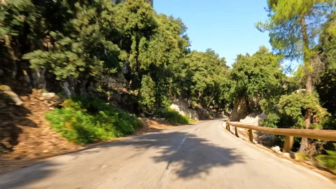 Road in Mallorca Stock Footage 321063839
