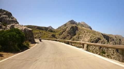 Road in Mallorca Stock Footage 321063984