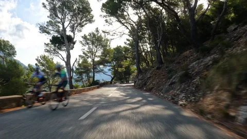 Road in Mallorca Stock Footage 321064097