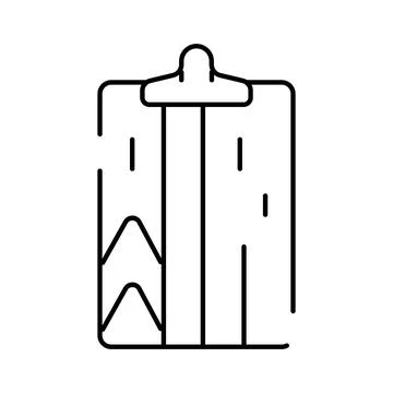 Road map navigation planning clipboard document icon 스톡 일러스트