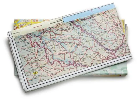 Road map Foto stock