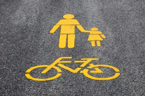 Road mark Stock-Fotos