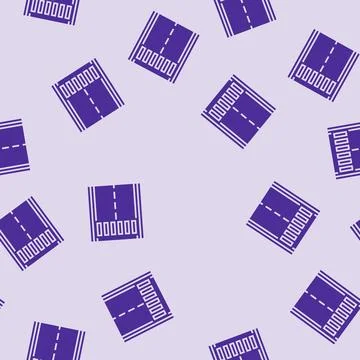 Road marking civil engineer glyph seamless pattern イラスト素材