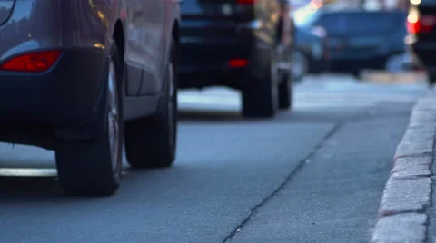 Road marking guidance arrow. Turn right. Stock Footage 67106943