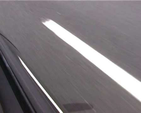 Road marking passing by Stock Footage 8573085