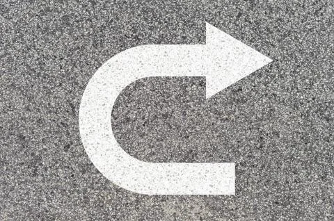 Road markings Stock Photos