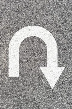 Road markings Stock Photos