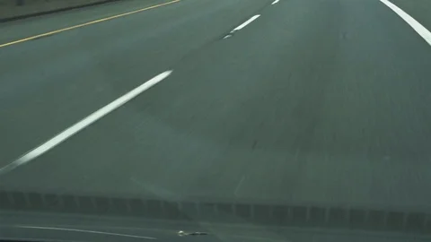 Road markings at speed Stock Footage 111040881