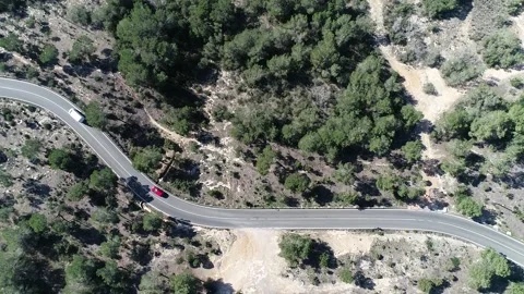 Road in the middle of the field Stock Footage 146244622