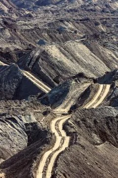 Road in the mine Stock Photos