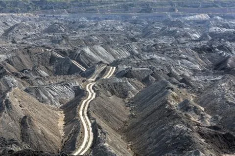 Road in the mine Stock Photos