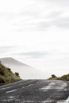 Road into the Mist Foto stock