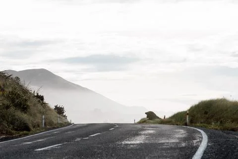 Road into the Mist Foto stock