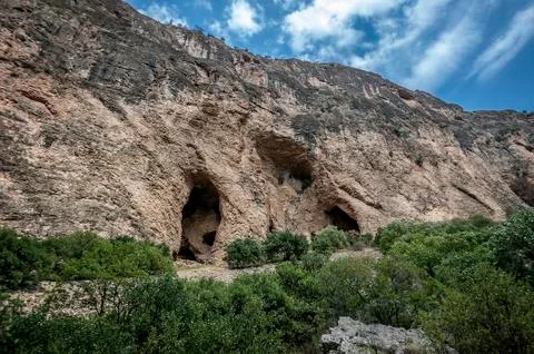 The road to the monastery complex Noravank. Stock Photos