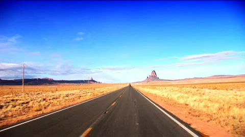 Road to Monument Valley Stock-Footage 814875