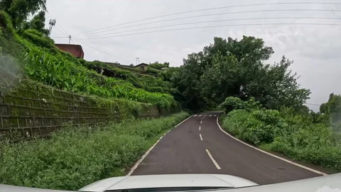 Road to Morni Hills Stock Footage 313531545
