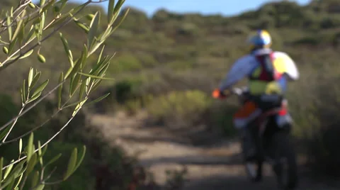 Off-road motorcycle 스톡 동영상 34549018