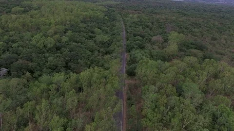 Road in the mountain aerial shot 库存影片 75044662