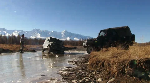 Off-road Mountain Expedition. Видео 47445576