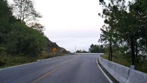 Road on the mountain Stock-Footage 76445015