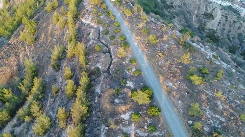 Road in the mountain Stock Footage 78357404