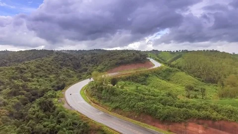 Road Mountain Stock Footage 79118980