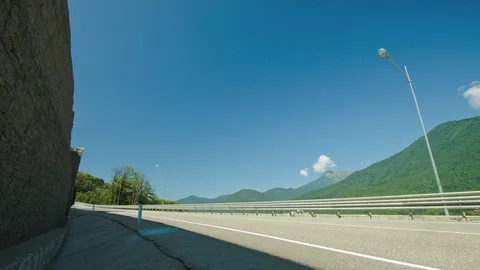 Road on the mountain Stock Footage 94722617