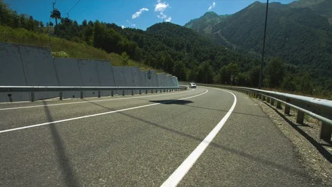 Road on the mountain Vídeo Stock 94722671