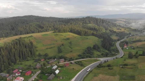 Road in mountain Stock Footage 105604314