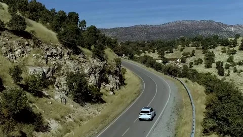 Road in mountain Vídeos de archivo 143363422