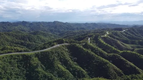Road in the mountain Stock Footage 302271589