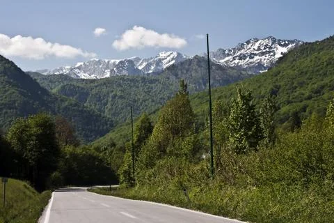 Road for mountain Stock Photos