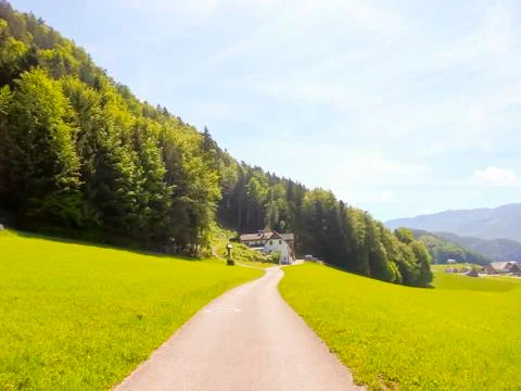 Road to the Mountain Stock Photos