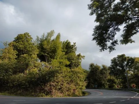 Road to mountain Stock Photos