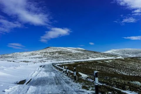 Road in mountain Stock-Fotos