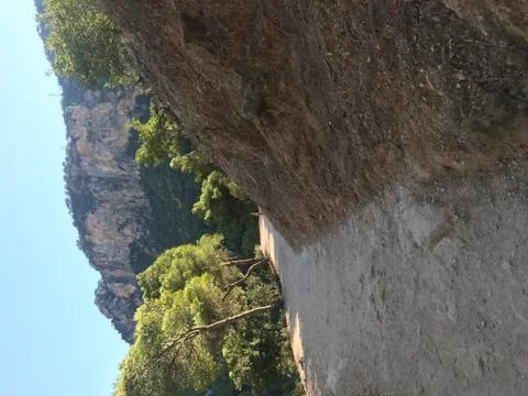 Road on a mountain Stock Photos
