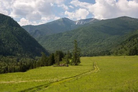 Road in the mountain Stock Photos