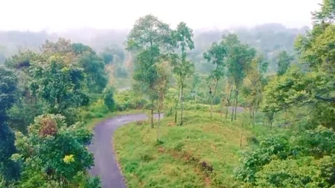 A road of mountain side Video stock 207880880